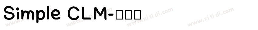 Simple CLM字体转换